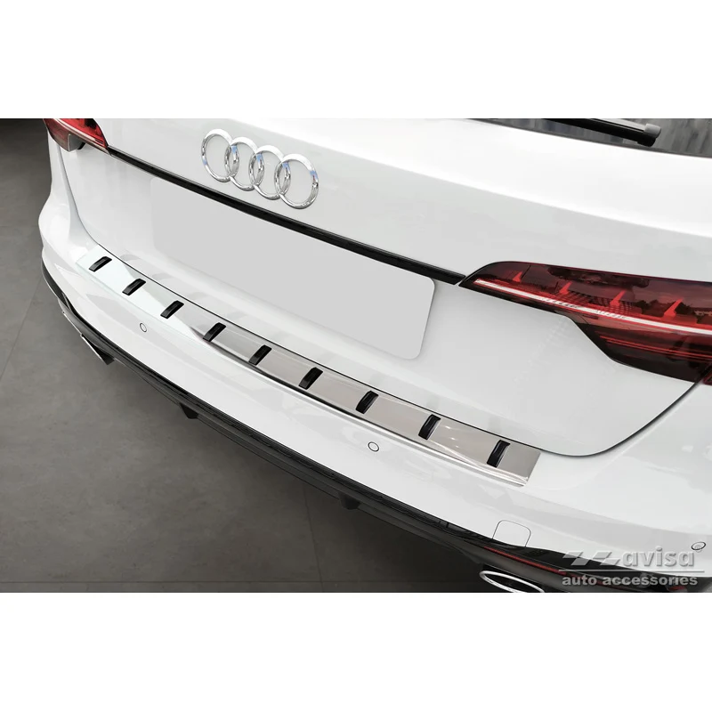 Avisa, Bagkofangerbeskytter, Rustfritstål, passer til Audi A4 Avant B9 (incl. S-Line) 2015-2019 & Facelift 2019- - 'STRONG...