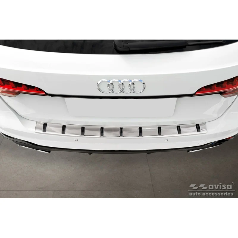 Avisa, Bagkofangerbeskytter, Rustfritstål, passer til Audi A4 Avant B9 (incl. S-Line) 2015-2019 & Facelift 2019- - 'STRONG...