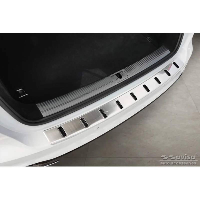 Avisa, Bagkofangerbeskytter, Rustfritstål, passer til Audi A4 Avant B9 (incl. S-Line) 2015-2019 & Facelift 2019- - 'STRONG...