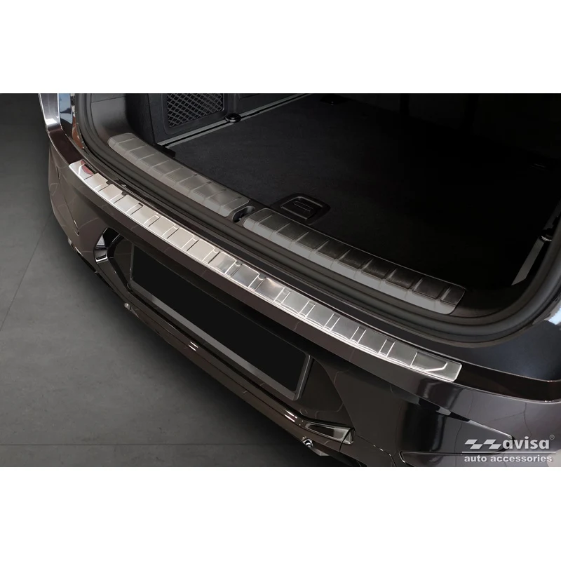 Avisa, Bagkofangerbeskytter, Rustfritstål, passer til BMW X4 G02/F98 M Competition Facelift 2021- 'Ribs'