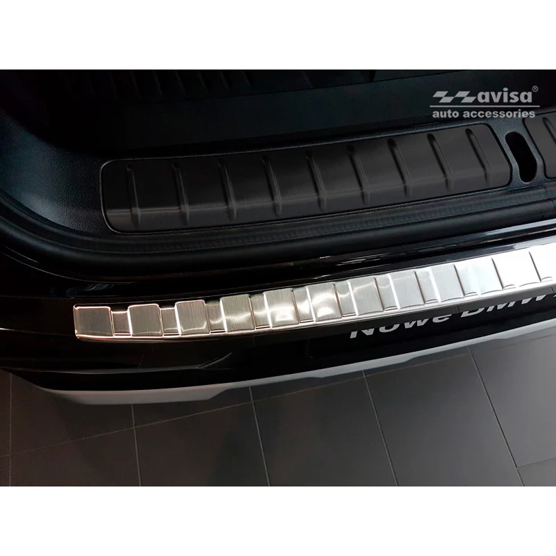 Avisa, Bagkofangerbeskytter, Rustfritstål, passer til BMW X4 (G02) 2018- 'Ribs'
