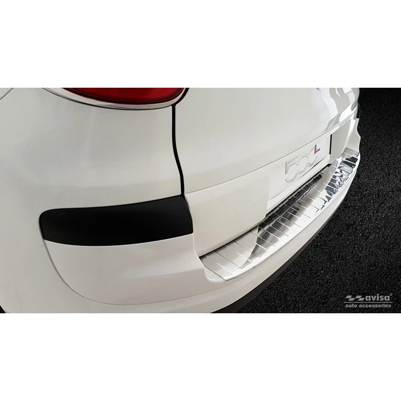 Avisa, Bagkofangerbeskytter, Rustfritstål, passer til Fiat 500L Facelift 2017- 'Ribs'