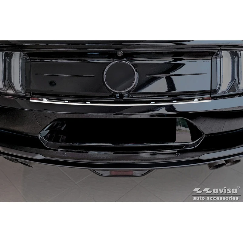 Avisa, Bagkofangerbeskytter, Rustfritstål, passer til Ford Mustang VI Coupé 2015-2017 & FL 2017- incl. GT 'Ribs'