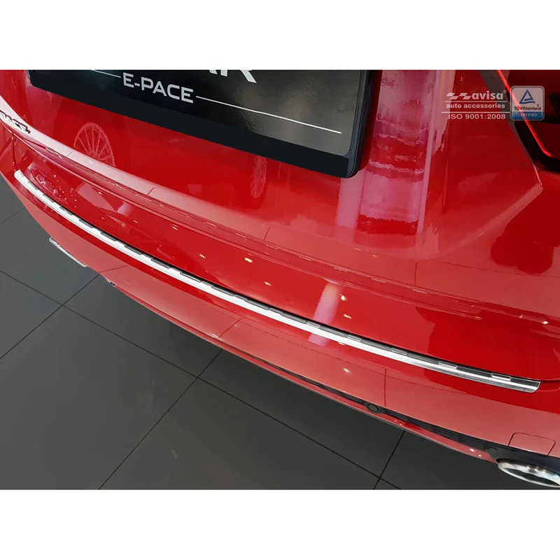 Avisa, Bagkofangerbeskytter, Rustfritstål, passer til Jaguar E-Pace 2017-2020 & FL 2020- 'Ribs'
