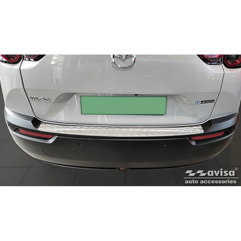 Avisa, Bagkofangerbeskytter, Rustfritstål, passer til Mazda MX-30 2020- 'Ribs'