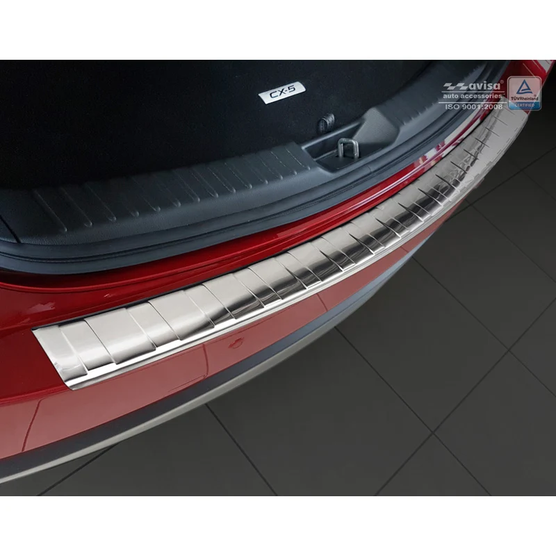 Avisa, Bagkofangerbeskytter, Rustfritstål, passer til Mazda CX-5 II 2017- incl. Facelift 'Ribs'