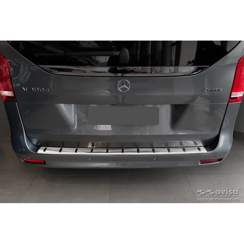 Avisa, Bagkofangerbeskytter, Rustfritstål, passer til Mercedes Vito / V-Class 2014-2019 & Facelift 2019- ( Hatch) 'STRONG...