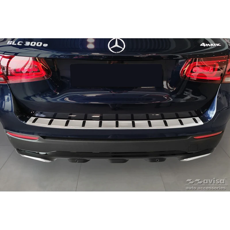 Avisa, Bagkofangerbeskytter, Rustfritstål, passer til Mercedes GLC (X253) 2015-2019 & Facelift 2019- 'STRONG EDITION'