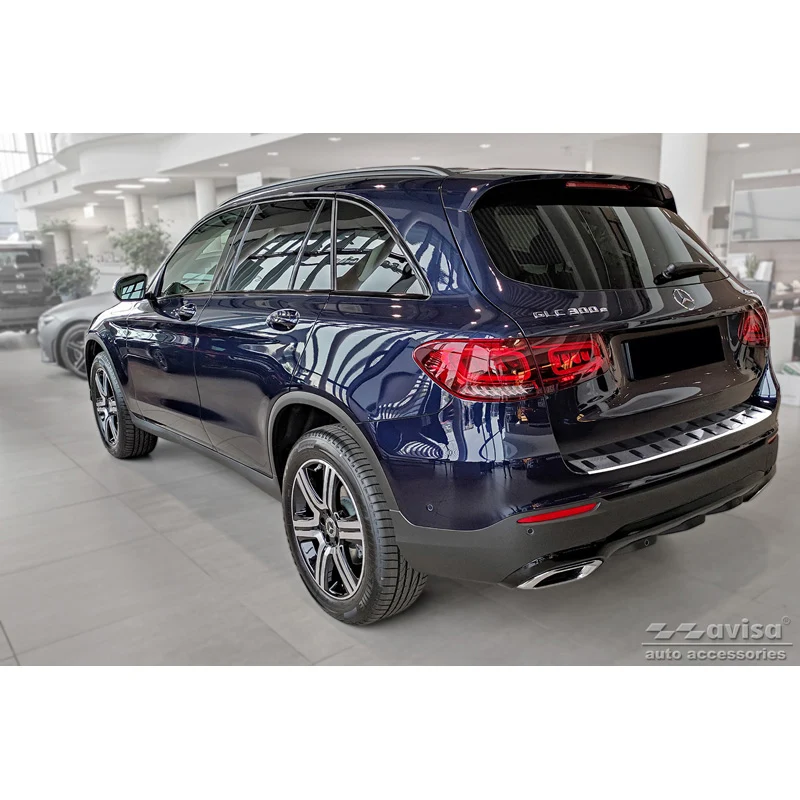 Avisa, Bagkofangerbeskytter, Rustfritstål, passer til Mercedes GLC (X253) 2015-2019 & Facelift 2019- 'STRONG EDITION'