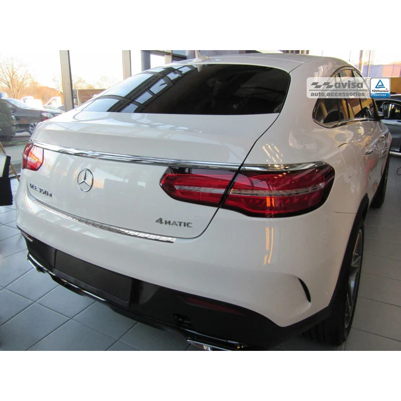 Avisa, Bagkofangerbeskytter, Rustfritstål, passer til Mercedes GLE Coupe 2015- 'Ribs'