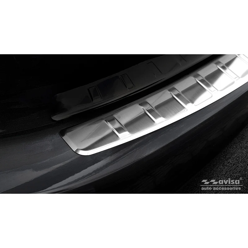 Avisa, Bagkofangerbeskytter, Rustfritstål, passer til Mercedes C-Class W205 Sedan 2014-2019 & 2019-2021 'Ribs'