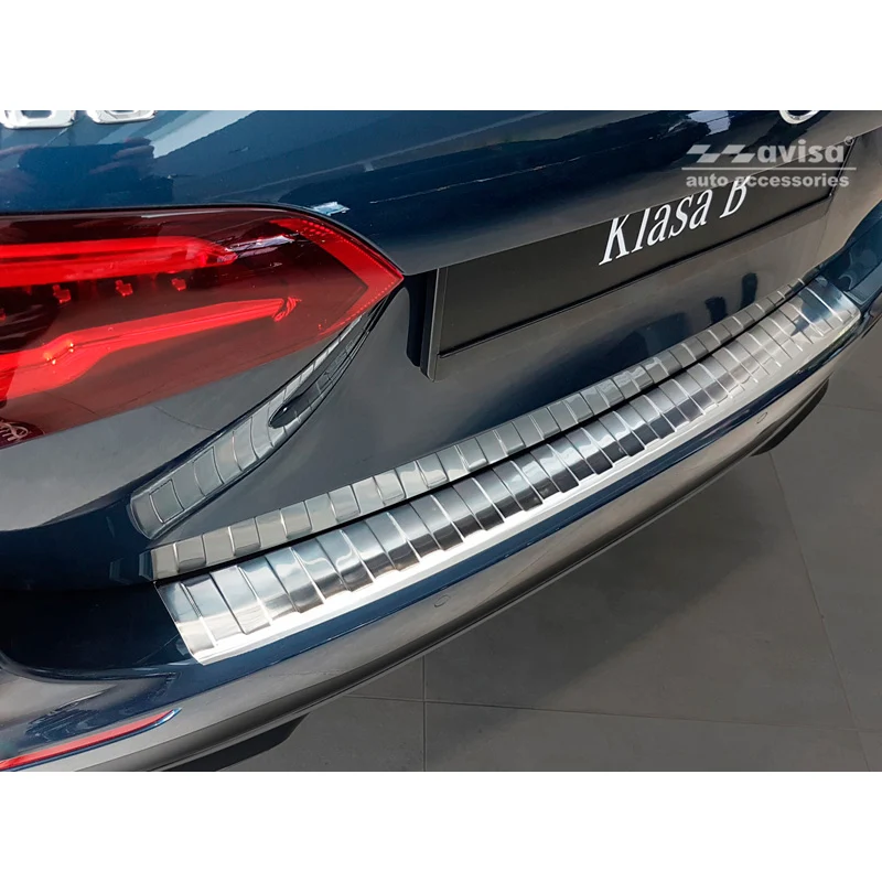 Avisa, Bagkofangerbeskytter, Rustfritstål, passer til Mercedes B-Class W247 2018- incl. AMG 'Ribs'