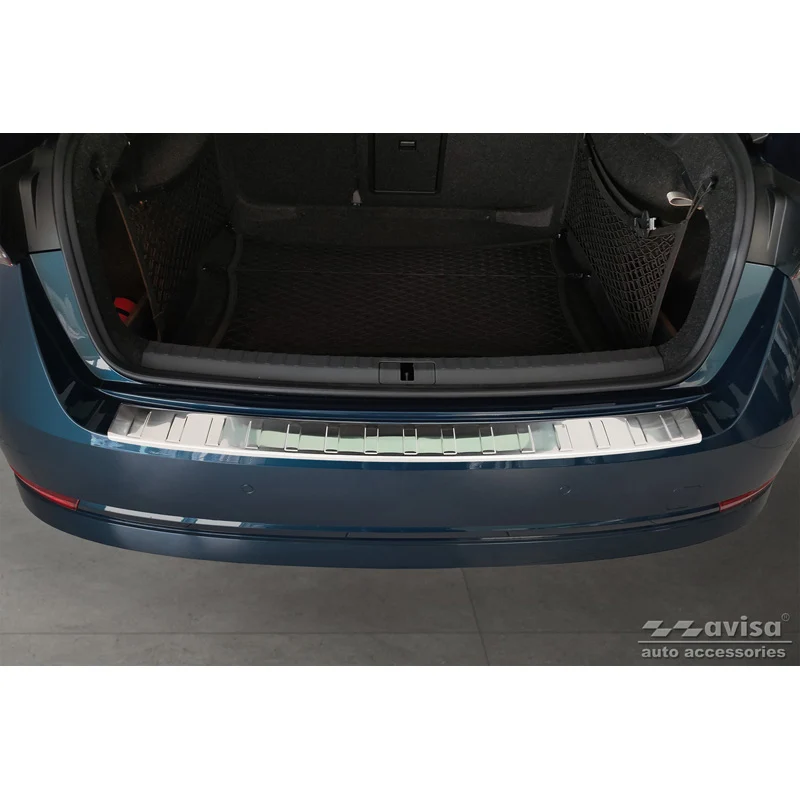Avisa, Bagkofangerbeskytter, Rustfritstål, passer til Skoda Octavia IV Liftback 2020-2024 & FL 2024- 'Ribs'