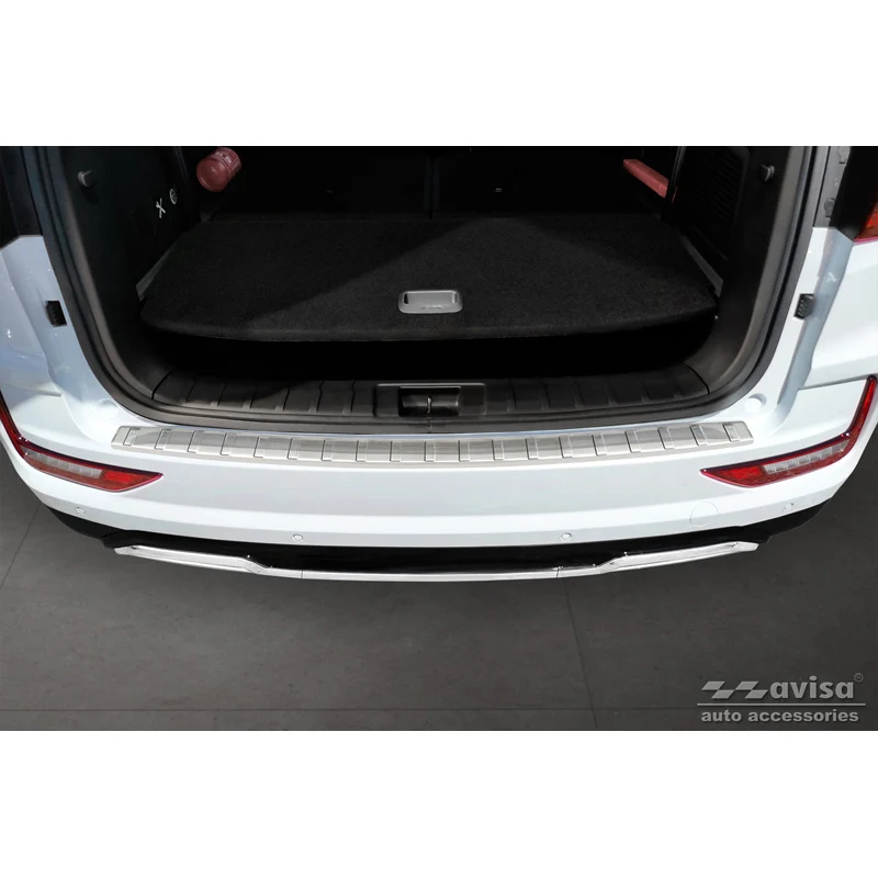 Avisa, Bagkofangerbeskytter, Rustfritstål, passer til Ssangyong Rexton (YK) Facelift 2021- 'Ribs'