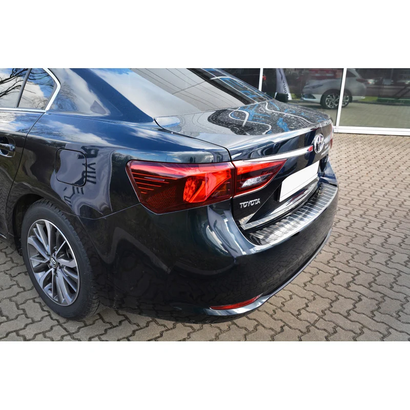 Avisa, Bagkofangerbeskytter, Rustfritstål, passer til Toyota Avensis III Sedan Facelift 2015- 'Ribs'