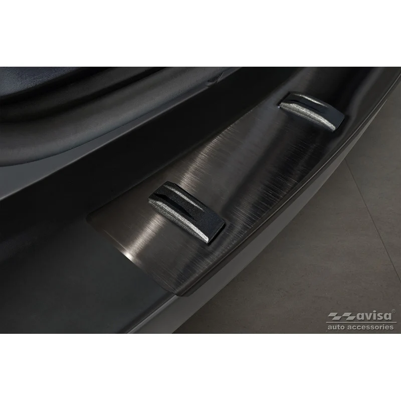 Avisa, Bagkofangerbeskytter, Sort, Rustfritstål, passer til Dacia Duster 2010-2013 & Facelift 2013-2017 'STRONG EDITION'