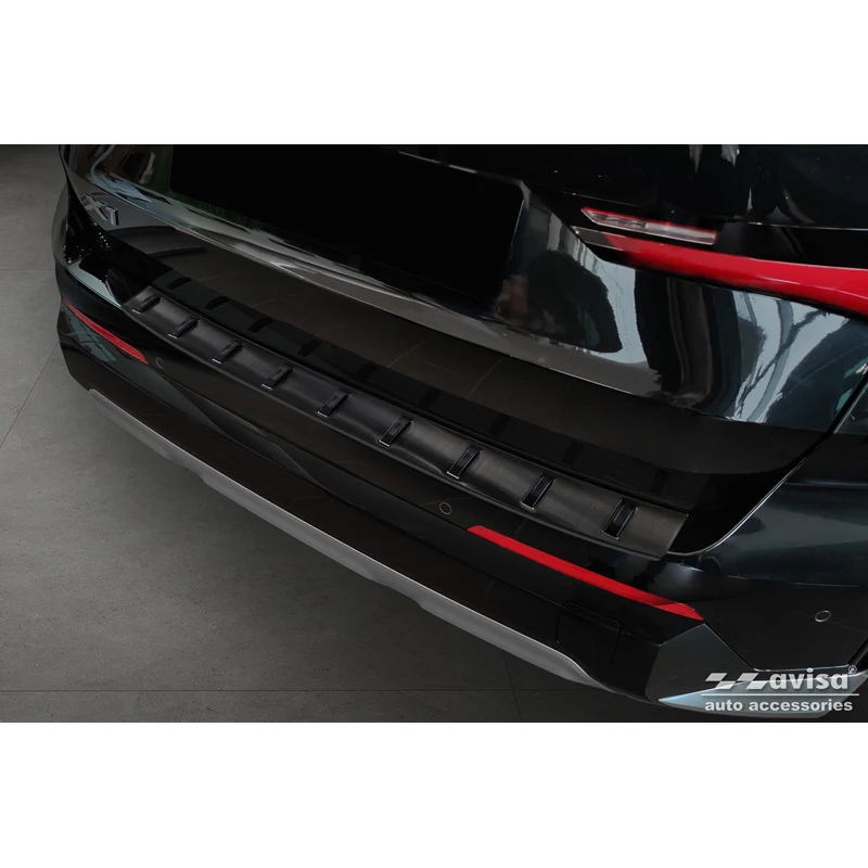 Avisa, Bagkofangerbeskytter, Sort, Rustfritstål, passer til BMW X1 U11 / X1 U11 xLine 2022- 'STRONG EDITION'