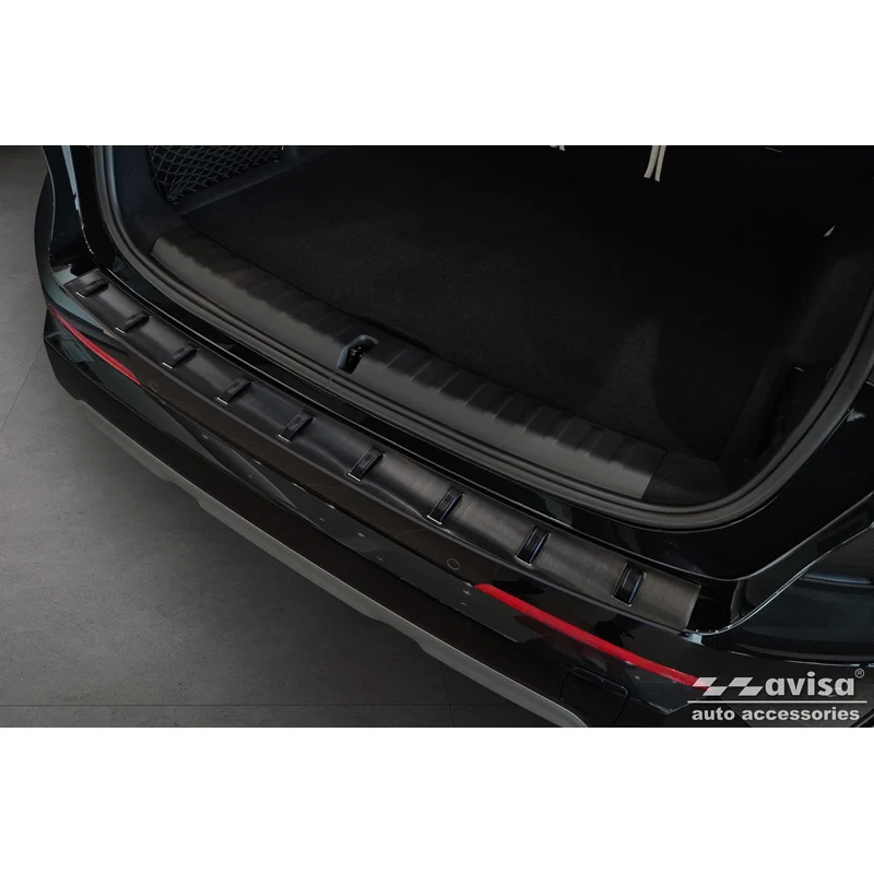 Avisa, Bagkofangerbeskytter, Sort, Rustfritstål, passer til BMW X1 U11 / X1 U11 xLine 2022- 'STRONG EDITION'