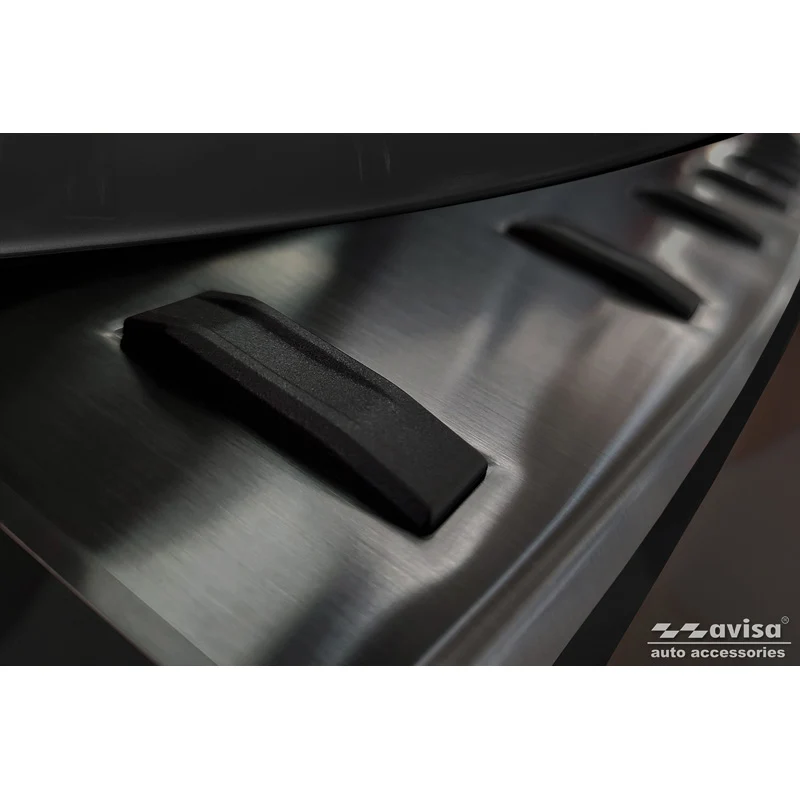 Avisa, Bagkofangerbeskytter, Sort, Rustfritstål, passer til BMW X1 U11 / X1 U11 xLine 2022- 'STRONG EDITION'