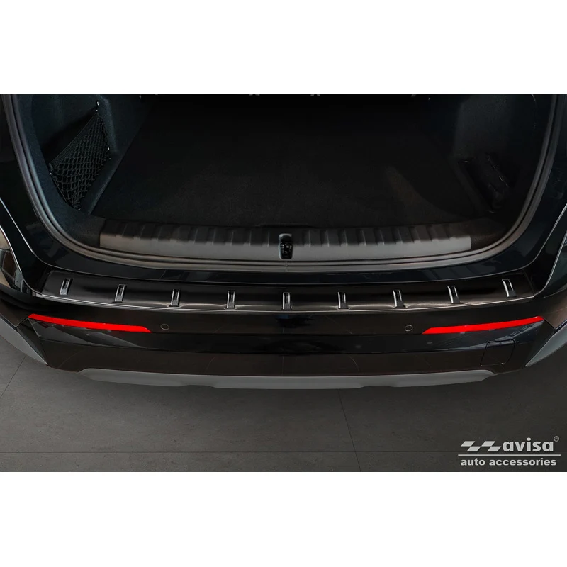 Avisa, Bagkofangerbeskytter, Sort, Rustfritstål, passer til BMW X1 U11 / X1 U11 xLine 2022- 'STRONG EDITION'