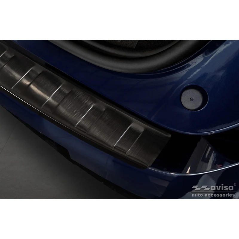 Avisa, Bagkofangerbeskytter, Sort, Rustfritstål, passer til Renault Megane E-Tech 2022- 'Ribs'