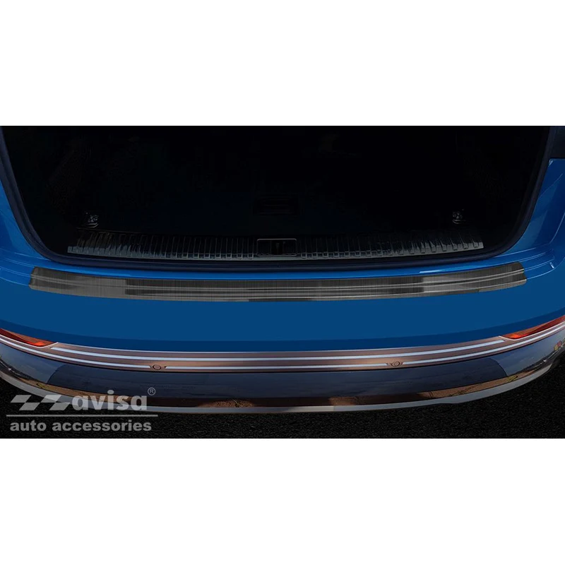 Avisa, Bagkofangerbeskytter, Sort, Rustfritstål, passer til Audi E-Tron incl. Sportback 2018-
