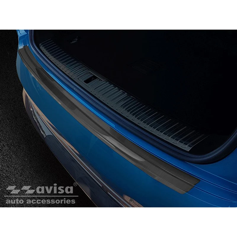 Avisa, Bagkofangerbeskytter, Sort, Rustfritstål, passer til Audi E-Tron incl. Sportback 2018-