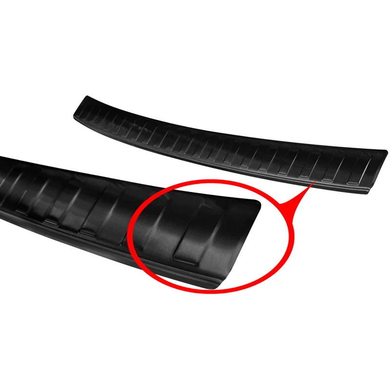 Avisa, Bagkofangerbeskytter, Sort, Rustfritstål, passer til Hyundai i10 HB 5-døre 2019- 'Ribs'