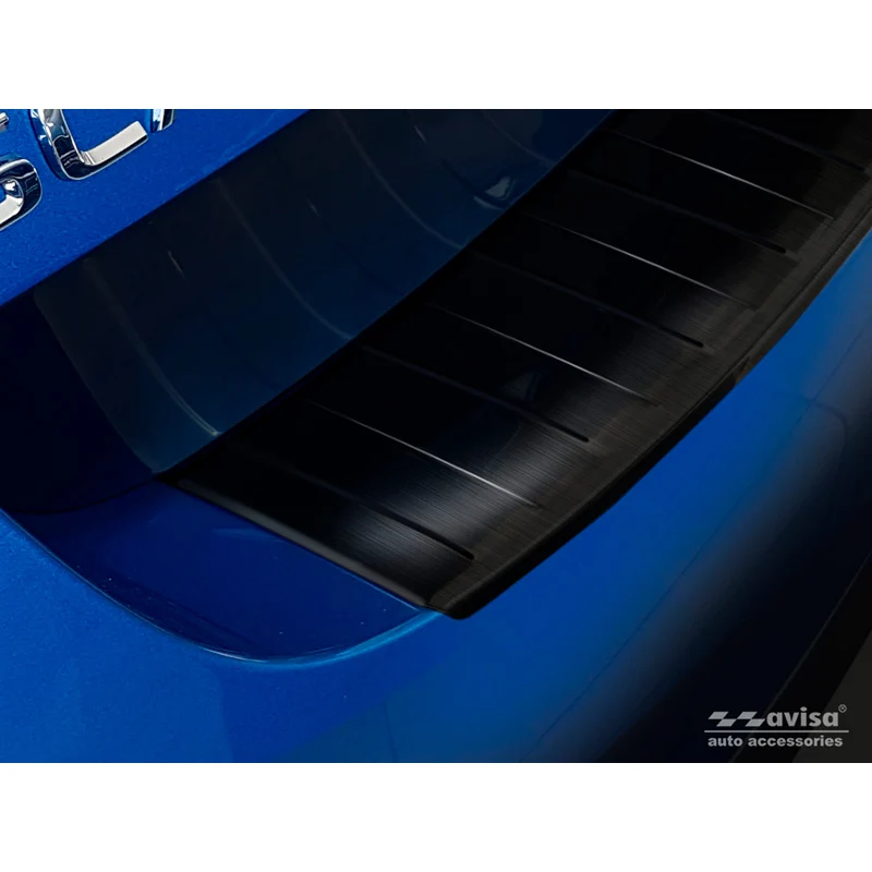 Avisa, Bagkofangerbeskytter, Sort, Rustfritstål, passer til Skoda Scala 2019-2024 & Facelift 2024- 'Ribs'