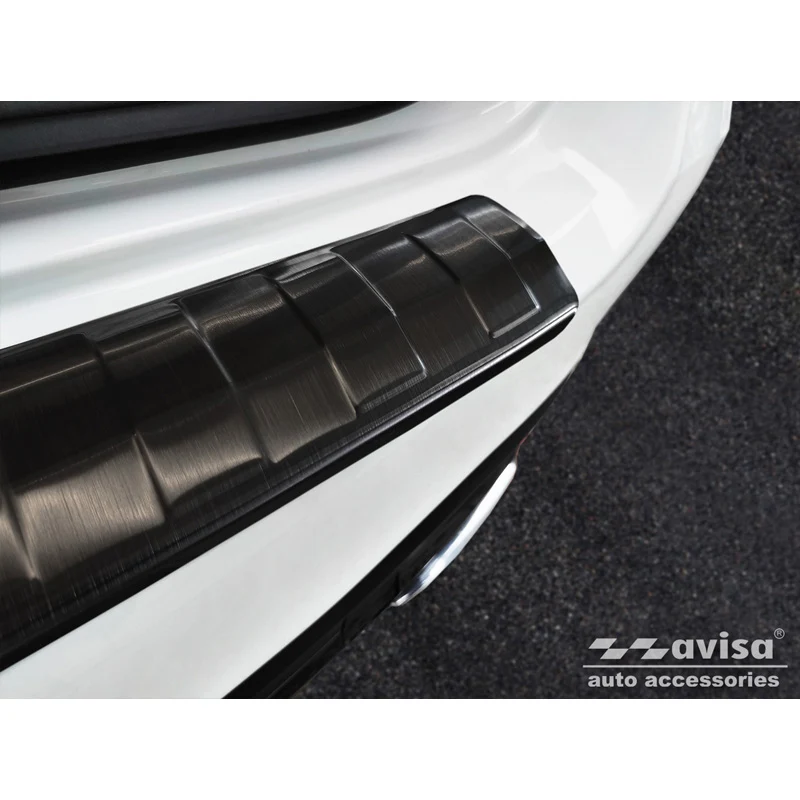 Avisa, Bagkofangerbeskytter, Sort, Rustfritstål, passer til Mercedes GLS (X167) 2019-2023 & FL 2023- 'Ribs'