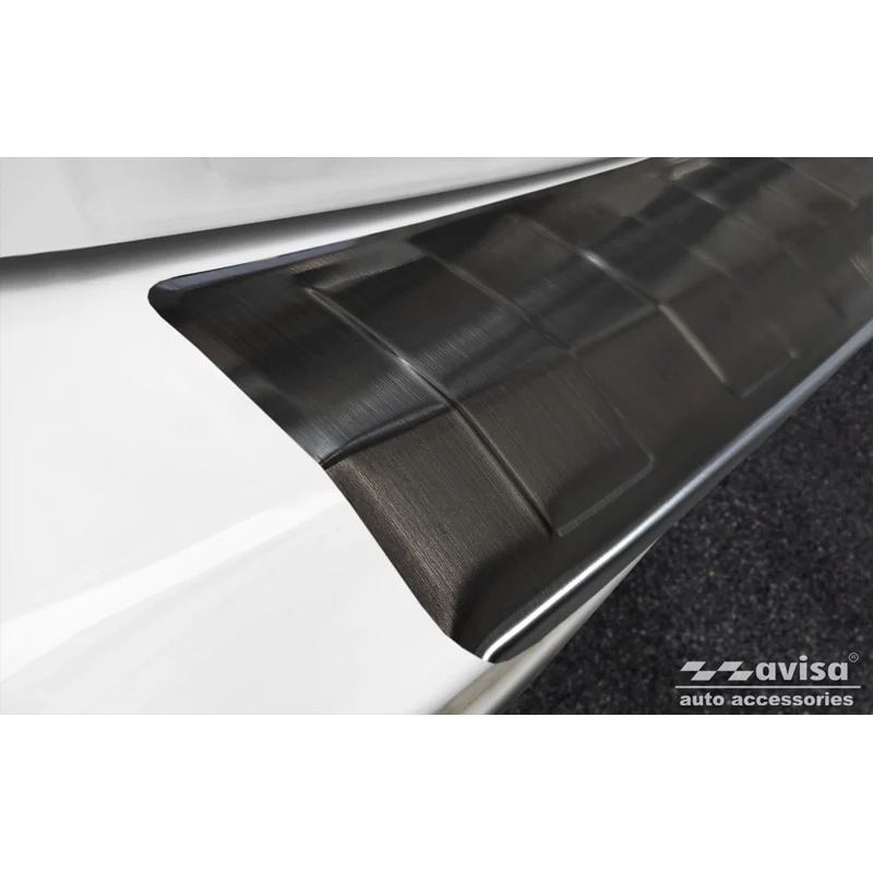 Avisa, Bagkofangerbeskytter, Sort, Rustfritstål, passer til Mercedes GLS (X167) 2019-2023 & FL 2023- 'Ribs'