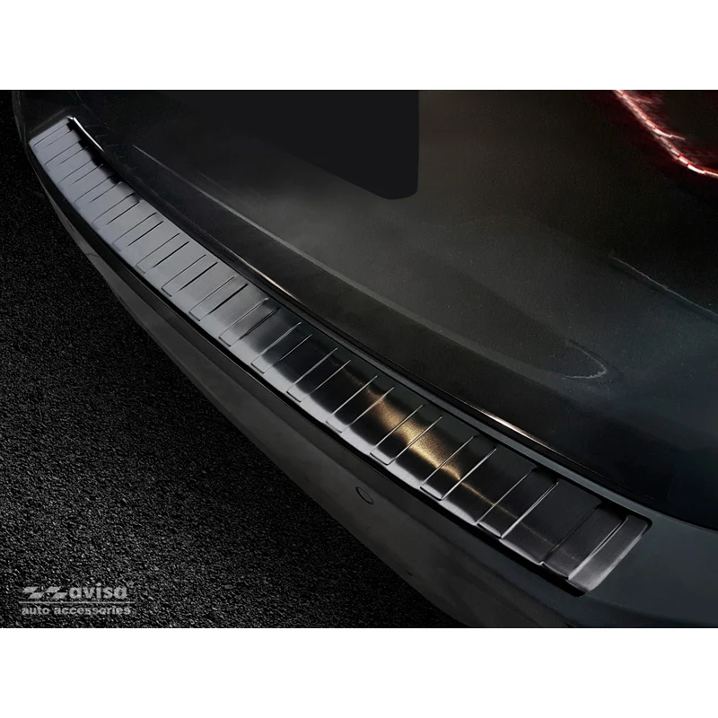 Avisa, Bagkofangerbeskytter, Sort, Rustfritstål, passer til BMW 3-Series G21 Touring M-Package (excl. Sportline & 330e Hyb...