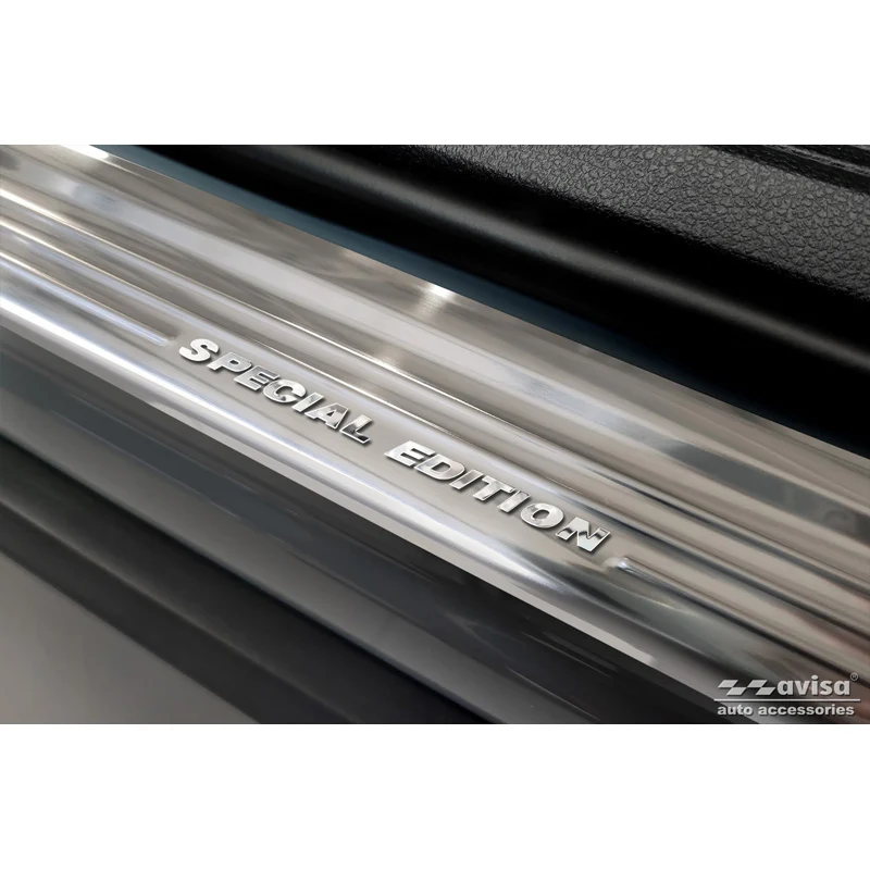Avisa, Silver Inox Dørkarm Beskyttere - Special Edition - 4-pak - passer til Nissan Qashqai III 2021-