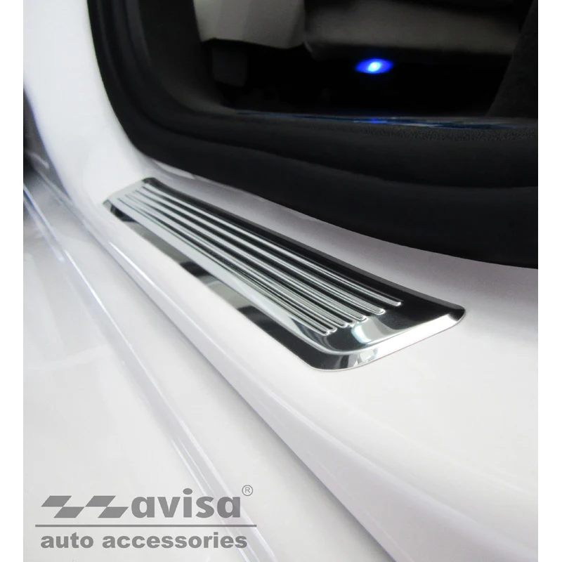 Avisa, Trinbeskyttere, Rustfritstål, passer til BMW X7 G07 2019- 'Lines' - 4-dele