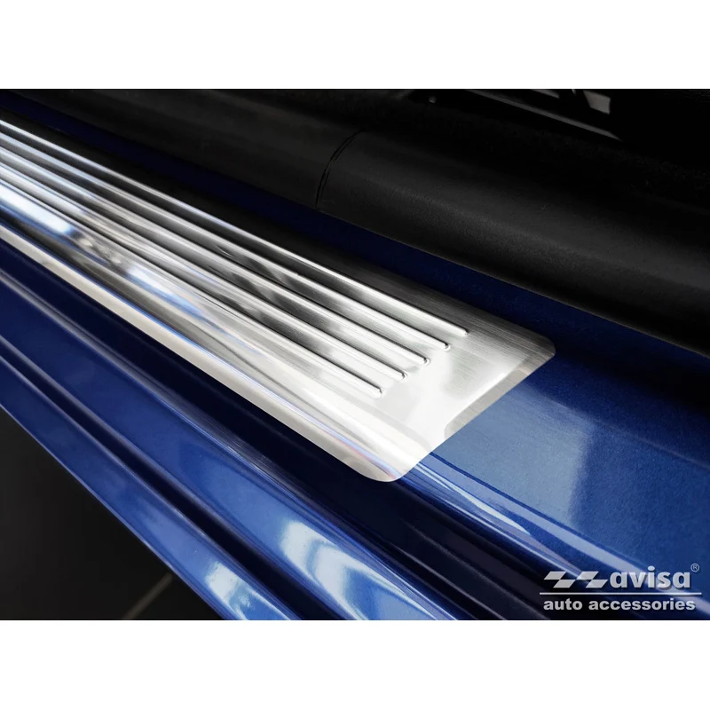 Avisa, Trinbeskyttere, Rustfritstål, passer til Dacia Sandero III 2020- incl. Stepway 'Lines' - 4-dele