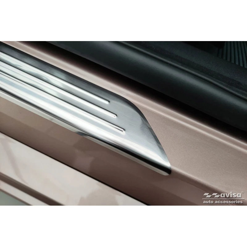 Avisa, Trinbeskyttere, Rustfritstål, passer til Fiat 500e Berlina, 3+1 & Cabrio 2020- / 500 FL 2015- 3-døre - 2-dele