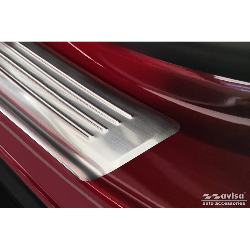 Avisa, Trinbeskyttere, Rustfritstål, passer til Hyundai Tucson (NX4E) 2020- 'Lines' - 2-dele (rear døre)