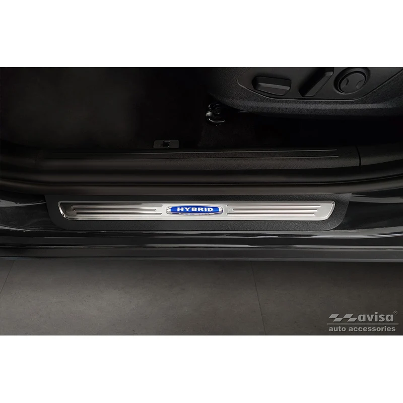 Avisa, Trinbeskyttere, Rustfritstål, passer til Kia Sportage V 2021- 'Hybrid' - 2-dele