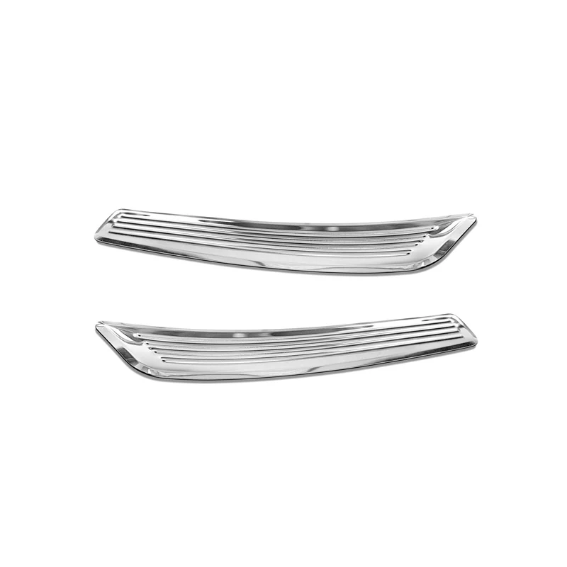Avisa, Trinbeskyttere, Rustfritstål, passer til Mercedes C-Class W205 2014-2019 & FL 2019-2021 & W206 2021- 2-dele (rear d...