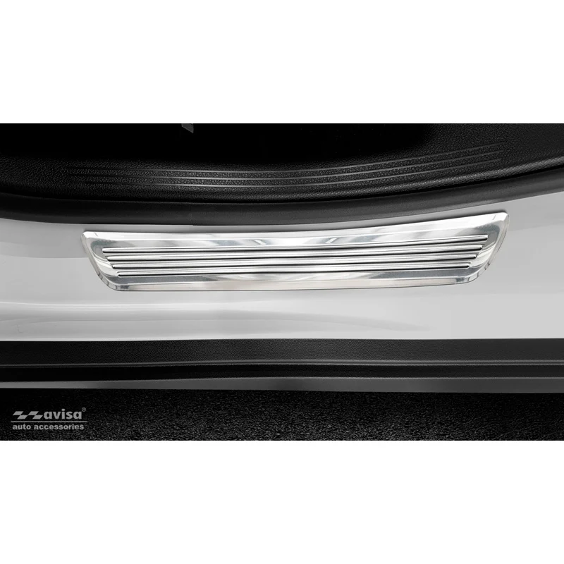 Avisa, Trinbeskyttere, Rustfritstål, passer til Mercedes GLC/GLC Coupe 2015-2019 & FL 2019- 2-dele (rear døre)