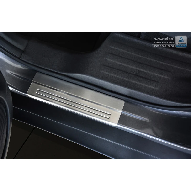 Avisa, Trinbeskyttere, Rustfritstål, passer til Nissan X-Trail III 2014-2017 & FL 2017-2021 - 'Exclusive' - 4-dele
