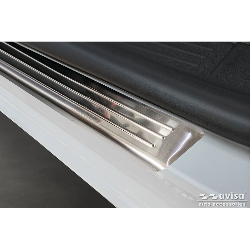 Avisa, Trinbeskyttere, Rustfritstål, passer til Renault Kangoo III & Nissan Townstar & Mercedes Citan 2021- - 'Lines' - 4-...