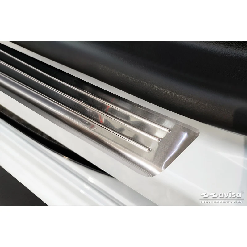 Avisa, Trinbeskyttere, Rustfritstål, passer til Renault Kangoo III & Nissan Townstar & Mercedes Citan 2021- - 'Lines' - 4-...
