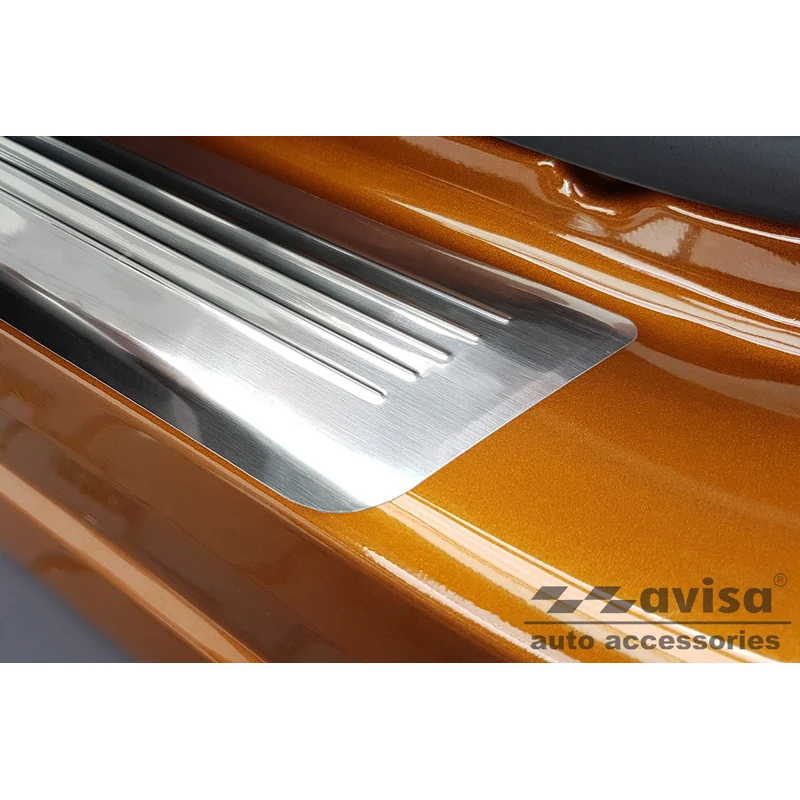 Avisa, Trinbeskyttere, Rustfritstål, passer til Renault Captur II 2020- 'Lines' - 4-dele