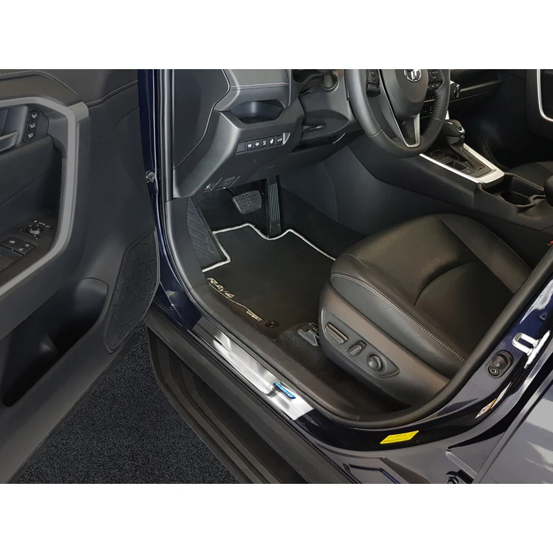 Avisa, Trinbeskyttere, Rustfritstål, passer til Toyota RAV4 (5th Gen.) 2018- & Suzuki Across 2020- - 'Hybrid' - 4-dele