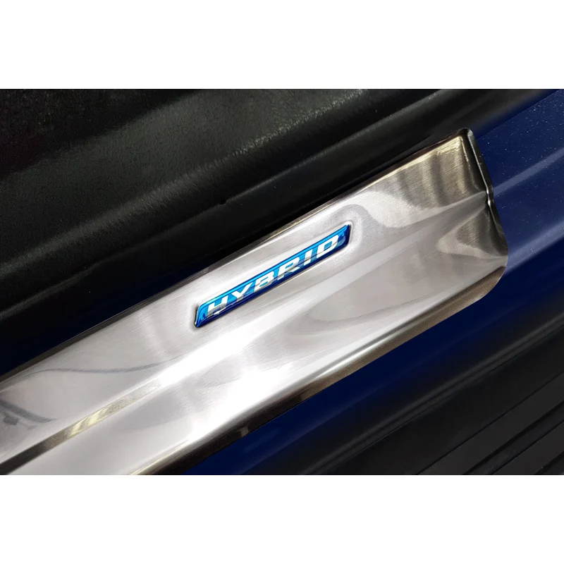 Avisa, Trinbeskyttere, Rustfritstål, passer til Toyota RAV4 (5th Gen.) 2018- & Suzuki Across 2020- - 'Hybrid' - 4-dele