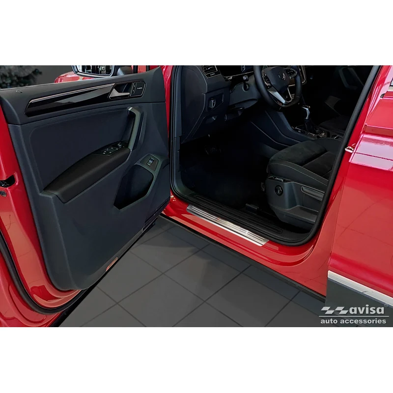 Avisa, Trinbeskyttere, Rustfritstål, passer til Volkswagen Tiguan II 2016-2020 & FL 2020- incl. Allspace 2017-2020 & FL 20...
