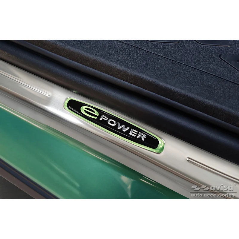 Avisa, Trinbeskyttere, Rustfritstål, passer til Volkswagen ID.Buzz 2022- 'E-Power' - 2-dele