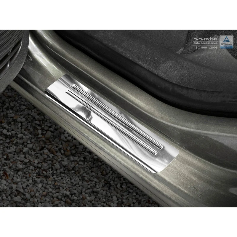 Avisa, Trinbeskyttere, Rustfritstål, passer til Volkswagen Golf VII 5-døre & Variant 2012-2020 - 'Special Edition' - 4-dele