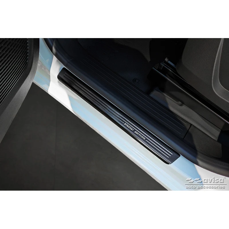 Avisa, Trinbeskyttere, Sort, Rustfritstål, passer til Renault Kangoo III Furgon & Nissan Townstar & Mercedes Citan 2021- -...